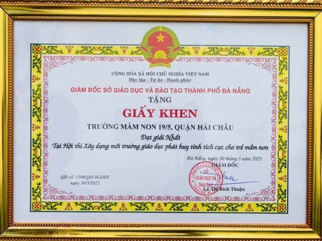 TỔNG KẾT HỘI THI XÂY DỰNG MÔI TRƯỜNG GIÁO DỤC PHÁT HUY TÍNH TÍCH CỰC CHO TRẺ MẦM