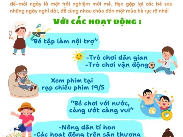 HOẠT ĐỘNG CHÀO HÈ 2026